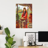 Matthew 13:33 Parable About Hefe Poster (Heimbüro)