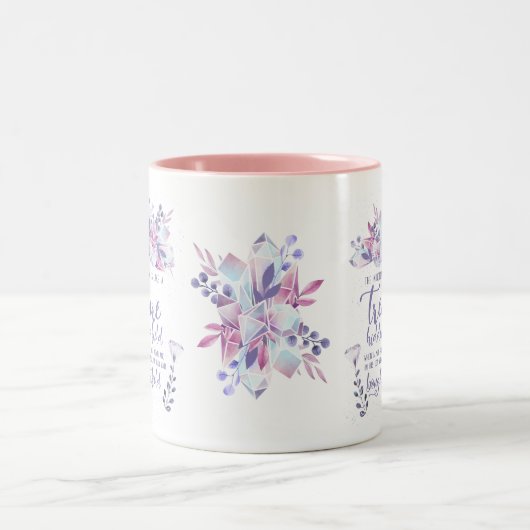 Matthew-13:44 christliche Tassen-Edelsteine Zweifarbige Tasse (Mittel)