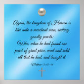 Matthew 13:45-46 Poster (Vorne)