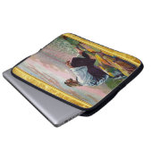 Matthew 14:22-23 Jesus Prays von sich selbst durch Laptopschutzhülle (Vorne Knopf)