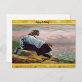 Matthew 14:22-23 Jesus Prays von sich selbst durch Postkarte (Vorne/Hinten)