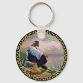 Matthew 14:22-23 Jesus Prays von sich selbst durch Schlüsselanhänger (Vorderseite)