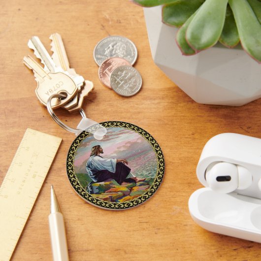 Matthew 14:22-23 Jesus Prays von sich selbst durch Schlüsselanhänger (Schreibtisch)