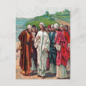 Matthew 16:13-14 , der Männer sagt, ich sei Postka Postkarte (Vorderseite)