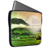 Matthew 17:20 Bergsteigen Bibel Vers Sonnenunterga Laptopschutzhülle (Vorne Rechts)