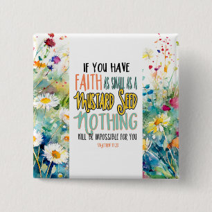 Matthew 17:20 Der Glaube als Senf-Bibelverse Button