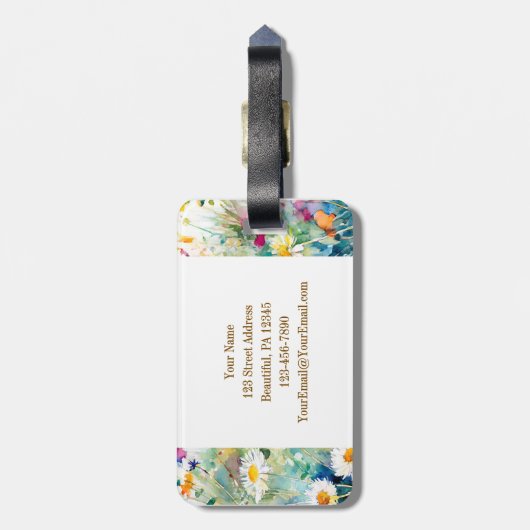 Matthew 17:20 Der Glaube als Senf-Bibelverse Gepäckanhänger (Rückseite vertikal)