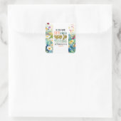 Matthew 17:20 Der Glaube als Senf-Bibelverse Quadratischer Aufkleber (Tasche)