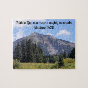 Matthew 17:20 Der Glaube an Gott kann einen mächti Puzzle