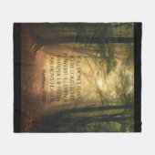 Matthew 17:20 fleecedecke (Vorderseite (Horizontal))