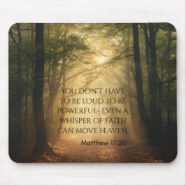 Matthew 17:20 mousepad