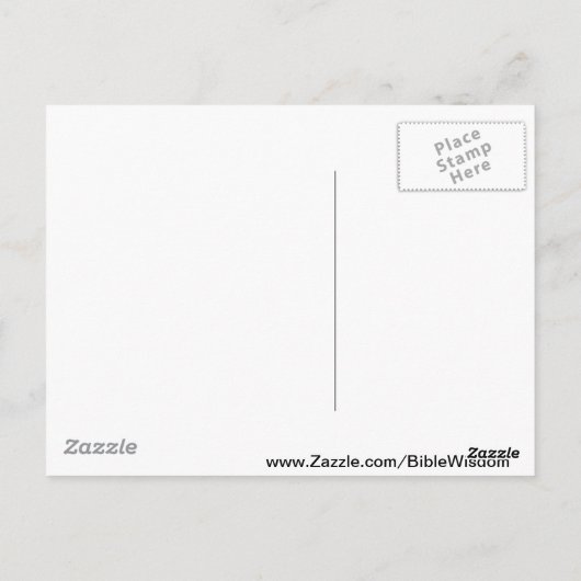 Matthew 17:20 postkarte (Rückseite)