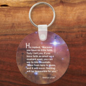 Matthew 17:20 schlüsselanhänger (Vorderseite)