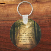 Matthew 17:20 schlüsselanhänger (Vorderseite)