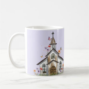 Matthew 18:20 Kirche im Wald Kaffeetasse