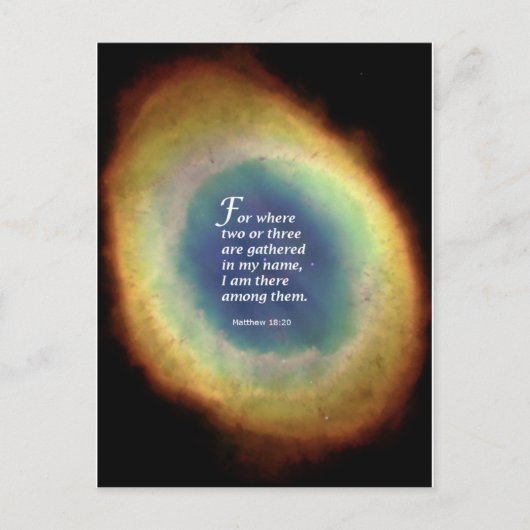 Matthew 18:20 postkarte (Vorderseite)