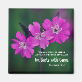 Matthew 18:20 Zwei oder Drei in meinem Namen Magnet (Vorne)