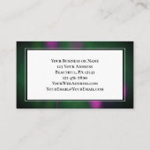 Matthew 18:20 Zwei oder Drei in meinem Namen Visitenkarte (Rückseite)