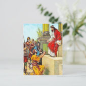 Matthew 18:21-35 Die unerbittliche Postkarte (Stehend Vorderseite)