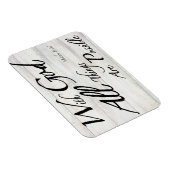 Matthew 19:26 Bibelverse auf Holzkornmagnet Magnet (Rechte Seite)