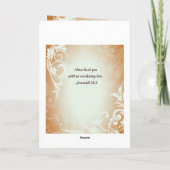 Matthew 19:26 Mit Gott ist alles möglich Karte (Rückseite)