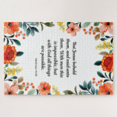 Matthew 19:26 - Mit Gott ist alles möglich Puzzle (Horizontal)