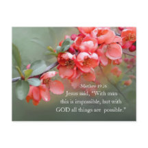 Matthew 19:26 With GOD All Things are are Möglichk