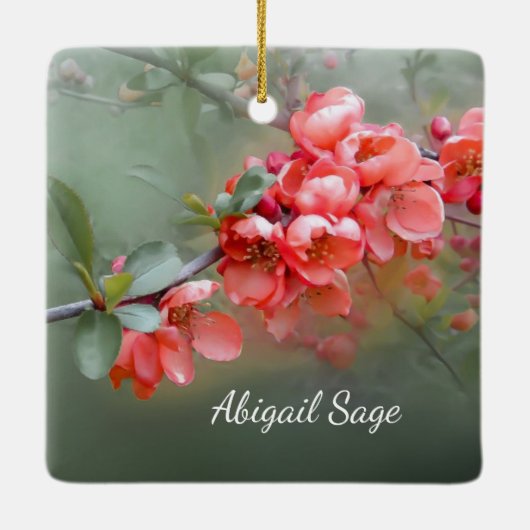 Matthew 19:26 With GOD All Things are Possible Keramikornament (Rückseite)