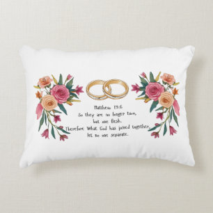 Matthew 19:6 Hochzeitskissen Dekokissen