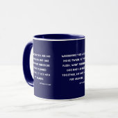 Matthew 19:6 KJV Bible Scripture Two-Tone Tasse (Vorderseite Links)