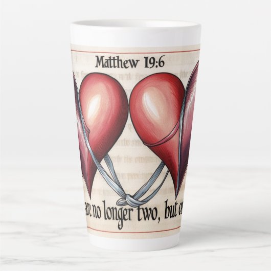 Matthew 19:6 milchtasse (Vorderseite)