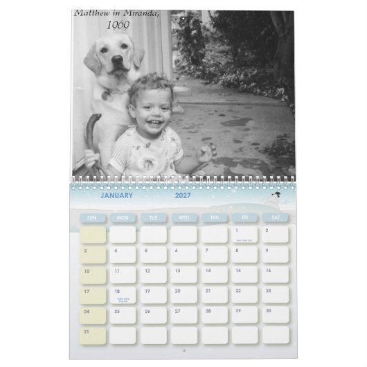 Matthew 1 Kalender 2008 (Jan 2027)