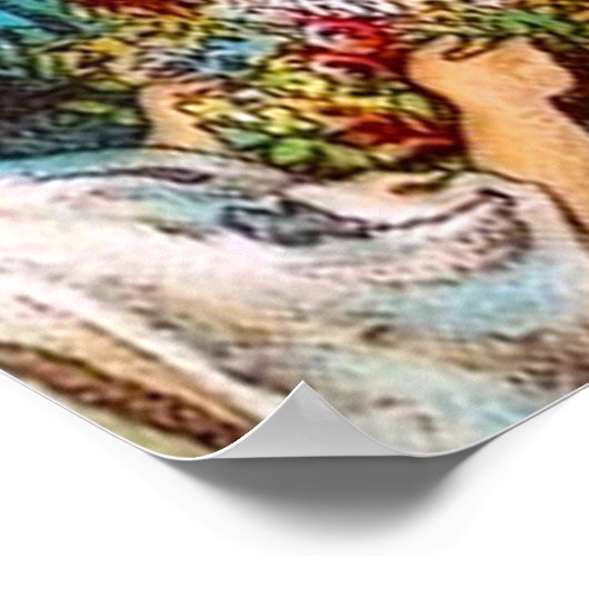 Matthew 21:15-16 Die Kinder loben Jesus Poster (Ecke)