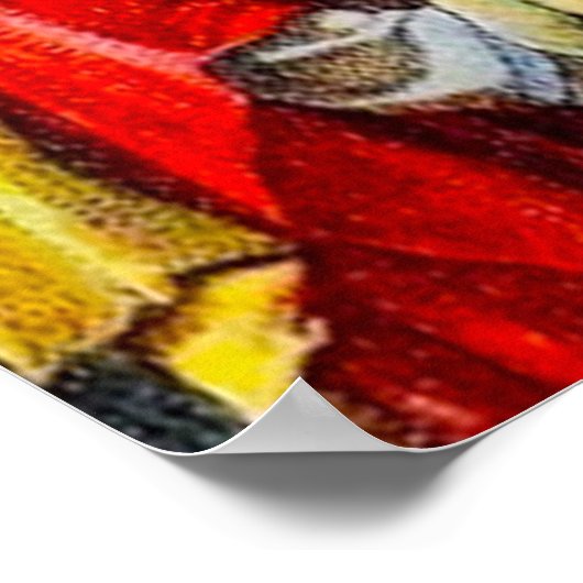 Matthew 21:1-11 Jesus wird als King Poster begrüßt (Ecke)