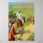 Matthew 21:1-11 Jesus wird als King Poster begrüßt (Vorne)