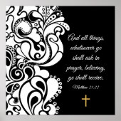 Matthew 21:22 poster (Vorne)