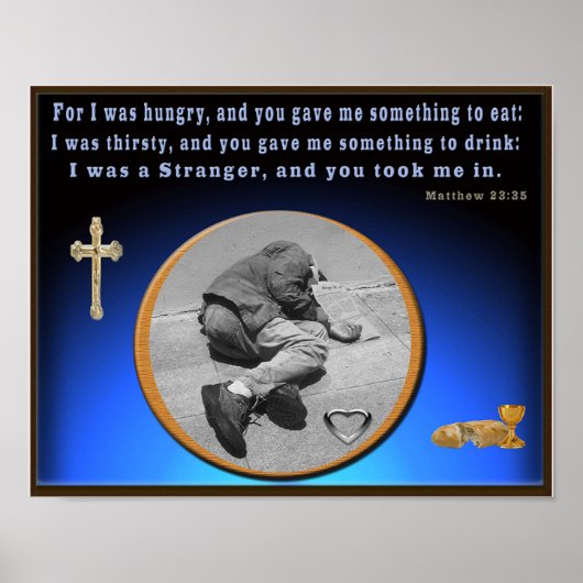 Matthew 22:35 Poster (Vorne)