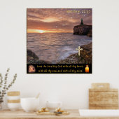 Matthew 22:37 Poster (Küche)