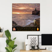 Matthew 22:37 Poster (Heimbüro)