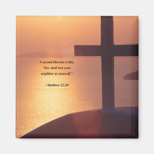 MATTHEW 22:39 MAGNET (Vorne)