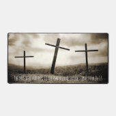 MATTHEW 24:13 Schreibtischmatte (Vorderseite)