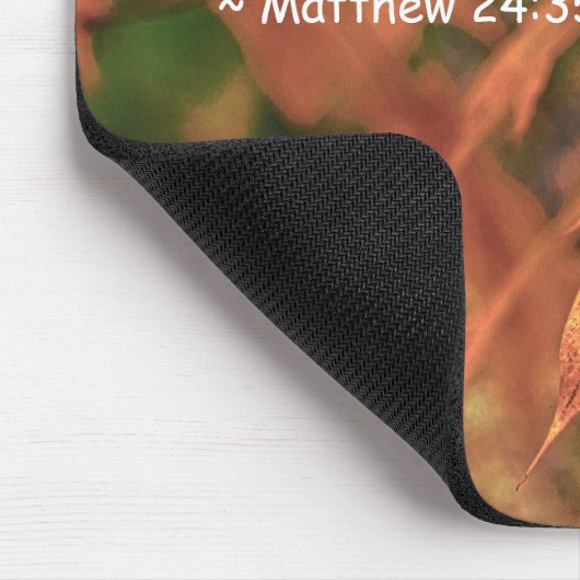Matthew-24:35 Mousepad (Ecke)