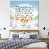 Matthew 25:21 leinwanddruck (Insitu (Schlafzimmer))