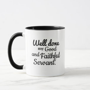Matthew 25:23 Gebetszeit Morgenmeditation Glaube Tasse