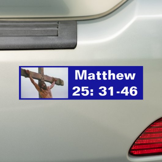 Matthew-25:31 - 46 autoaufkleber (Auf Auto)