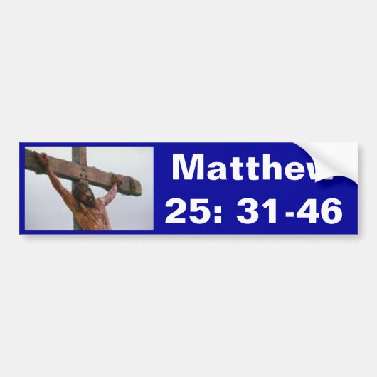 Matthew-25:31 - 46 autoaufkleber (Vorne)