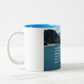 Matthew 25:40 Und der König wird antworten... Zweifarbige Tasse (Links)