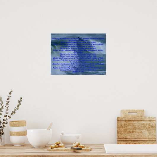 Matthew 25:45 poster (Küche)