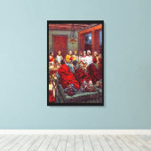 Matthew 26:17-25 Die letzte Pessach-Leinwand Leinwanddruck (Insitu (Holzboden))