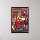 Matthew 26:17-25 Die letzte Pessach-Leinwand Leinwanddruck (Vorderseite)